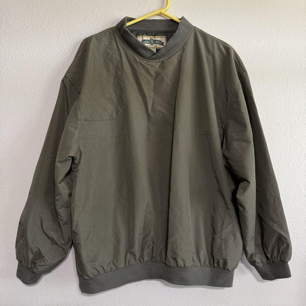 Bob Allen Shooting Windbreaker Jacket Men's Large Lightweight Pullover Pheasants